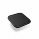Стационарная беспроводная зарядка для смартфонов Apple Zens Single Aluminium Wireless Charger Black + адаптер 18W USB-C - изображение 1