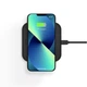 Стационарная беспроводная зарядка для смартфонов Apple Zens Single Aluminium Wireless Charger Black + адаптер 18W USB-C - изображение 3