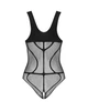 Эротическое женское Боди Obsessive B336 crotchless teddy Чёрный S/M/L (SO9755) - изображение 4