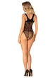 Эротическое женское Боди Obsessive B336 crotchless teddy Чёрный S/M/L (SO9755) - изображение 6