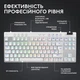 Клавиатура Logitech G PRO X TKL Lightspeed Tactile USB UA White (920-012148) - изображение 4