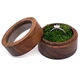 Коробочка для каблучки Weeding Eternal дерев'яна — для пропозиції, весілля, стабілізований мох, прозора кришка (6011246) - зображення 1