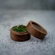 Коробочка для каблучки Weeding Eternal дерев'яна — для пропозиції, весілля, стабілізований мох, прозора кришка (6011246) - зображення 4