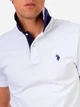 Поло длинное мужское U.S. Polo Assn 118716-EE00A(White) XL Белое (786667867636) - изображение 5