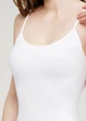 Майка женская бесшовная на тонких бретелях Giulia CAMISOLE S/M White, легкая, дышащая, для спорта и повседневной носки - изображение 8