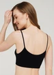 Бесшовный топ на тонких бретелях Giulia CAMI TOP S/M Black, Спортивный топ с тонкими бретелями - изображение 8