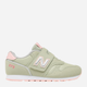 Buty sportowe dziecięce dla dziewczynki New Balance 373 YZ373XJ2 35.5 (3.5US) Jasnozielone (196307040716) - obraz 1