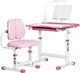 Комплект мебели Evo-Kids Стол + стул + полка + лампа (BD-23 PN) - изображение 1