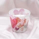 Свеча ароматизированная в стакане Dream Garden Flowers hearts 30 часов горения Bartek Candles - изображение 4