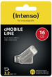 Pendrive Intenso CMobile Line Type C OTG Blister 16GB USB 3.2 Silver (3536470) - obraz 3