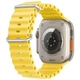 Ремінець силіконовий Hoco Ocean Band WA12 для Apple Watch 1-9 Ultra/Ultra 2 42/44/45/49 mm Yellow - зображення 1