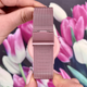 Жіночий годинник Modfit Business Pink Mesh 39 мм 2 ремінці - зображення 5