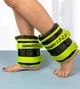 Утяжелители для ног и рук EasyFit наборные черно-зеленые 0,5-2,5 кг (пара) - изображение 1