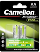 Акумулятори Camelion Rechargeable Mignon Always Ready AA 1.2 В 2300 мАг 2 шт (17423206) - зображення 1