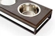 Миски та контейнери Harley and Cho Lunch Bar Brown Wood + Black Три миски на підставці S (3300099) - зображення 3