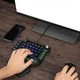 Игровая мини клавиатура механическая проводная геймерский кейпад игр K60 RGB Keypad для одной руки подсветкой - изображение 7