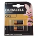Батарейка CR2 Duracell 3V Lithium (блистер по 2шт) (56990) - зображення 1