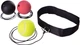 Набор для бокса файтбол EasyFit Fight Ball Set EF-8501 комплект повязка на голову + файт болы 3 шт Черный, салатовый, красный (56003282) - изображение 1