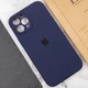 Чехол Fiji Silicone Case Full Camera для Apple iPhone 12 Pro бампер накладка с защитой камеры Navy Blue - изображение 4