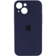 Чехол Fiji Silicone Case Full Camera для Apple iPhone 15 Plus бампер накладка с защитой камеры Navy Blue - изображение 1