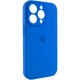 Чехол Fiji Silicone Case Full Camera для Apple iPhone 15 Pro бампер накладка с защитой камеры Marine Blue - изображение 2
