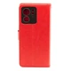 Чохол Idewei для Motorola Edge 40 шкіра PU з візитницею червоний - зображення 4