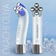 Микротоковый массажер для лица OKACHI GLIYA OG-5832 с технологиями RF+ EMS + LED терапии прибор для лифтинга подтяжки лица - изображение 14