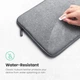 Cумка папка для ноутбука 14"-14,9" UGREEN Sleeve Case Storage Bag MacBook (345х250 мм). Gray - изображение 8