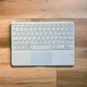 Бездротова клавіатура Primo KB01 Bluetooth з тачпадом - White - зображення 7