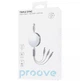 Кабель Proove Triple Sync 3 in1 Type-C + Micro USB + Lightning (1.2m) (white) - изображение 6