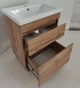 Тумба підлогова ПіК Мінімал Wood + раковина Cersanit Como 50 см - изображение 2
