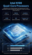 Мини ПК Firebat T8 Plus, в максимальной комплектации Intel Celeron N100, 16Gb ОЗУ, SSD 512Gb Windows 11,WIFI5, BT4.2, 89.4x89.4x43.5 мм - изображение 3