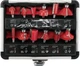 Zestaw frezów do drewna YATO z wrzecionem Ø 6-32 mm Ø 6 mm 12 szt YT-68006 (5906083083778) - obraz 1
