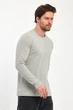 Чоловічий лонгслів Trend Collection 33022-3 світло-сірий (BOYAMA GRI) 2XL - зображення 7