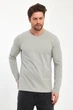 Чоловічий лонгслів Trend Collection 33022-3 світло-сірий (BOYAMA GRI) 2XL - зображення 8