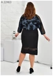 Женска юбка большого размера UF-Fashion MA - 22463 58 черный - изображение 3