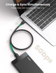Кабель UGREEN US130 USB 3.0 A Male to Micro USB 3.0 Male Cable 2m (Black)(UGR-10843) (UGR-10843) - изображение 2