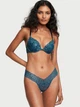 Бюстгальтер Victoria's Secret Sexy Tee Posey Lace Push-Up Bra 38D Синий - изображение 3