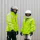 Мотокуртка Rain W-TEC Rainy - жовта-флуо/М - зображення 6
