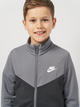 Подростковый спортивный костюм (толстовка + штаны) для мальчика Nike K Nsw Tracksuit Poly Fz Hbr FD3067-084 158-170 см Smoke Grey/Anthracite/White (0196607053164) - изображение 6