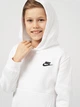 Детское теплое худи для мальчика Nike K Nsw Club Flc Hdy Lbr FD3000-100 131-140 см White/Black (196607046326) - изображение 4
