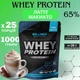 Сывороточный протеин Willmax Whey Protein 65% 1 кг латте макиато — белок для набора мышечной массы и восстановления - изображение 2