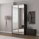 Шафа-купе IDEA серія 1 120 x 60 x 240 см Венге темний Дзеркало - изображение 1