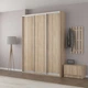 Шафа-купе IDEA серія 3 180 x 60 x 240 см Дуб сонома - зображення 1