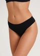 Трусы бразилиана женские бесшовные в рубчик Giulia BRASILIAN BRIEFS RIB L/XL Black, женские бесшовные в рубчик - изображение 4
