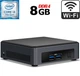 Неттоп Intel NUC NUC7i3DNB USFF / Intel Core i3-7100U (2 (4) ядра по 2.4 GHz) / 8 GB DDR4 / 250 GB SSD / Intel HD Graphics 620 / HDMI / Wi-Fi б/у - изображение 1