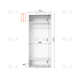 Шафа-купе IDEA серія 9 90 x 60 x 210 см Білий - изображение 2