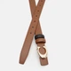 Женский кожаный двусторонний ремень Borsa Leather CV1ZK-119br-brown/black - изображение 4