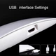 Лампа мини для полимеризации гель лака SUN гибридная ультрафиолетовая UV LED 6W от USB для наращивания ногтей маникюра педикюра, Белая - изображение 6