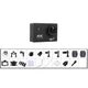 Водонепроницаемая спортивная экшн камера DVR Sport S2 Wi-Fi/SD Чорна - изображение 5